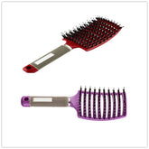 Hairbrush Anti Klit Brushy Haarborstel Women Detangler Hair Brush Bristle Nylon Scalp Massage Teaser Hair Brush Comb